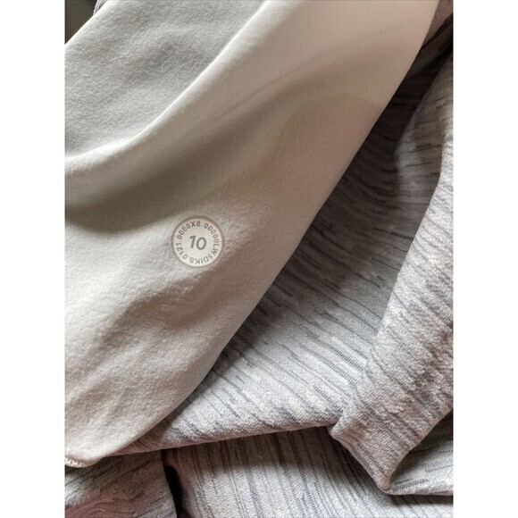 Lululemon Women Jogger Camo Heather Grey Size 10 Texture Active Run - Picture 7 of 7